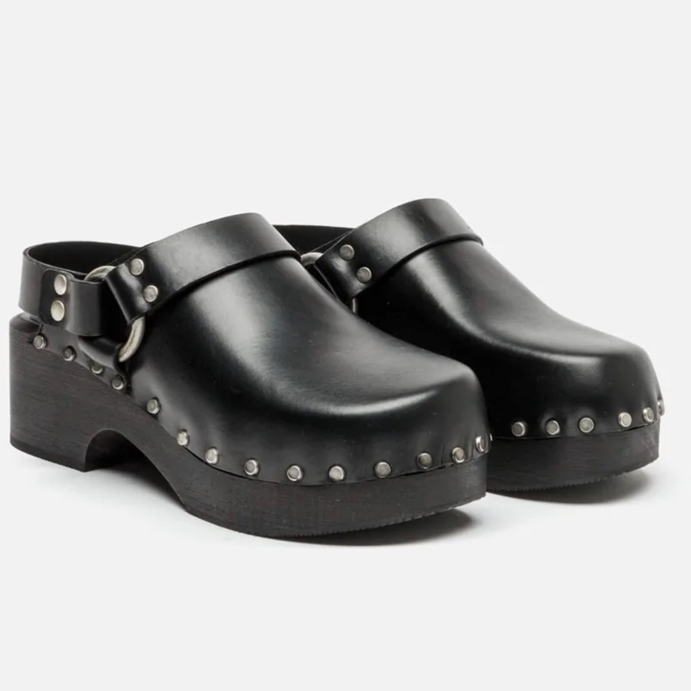 Re/Done Studded Slingback Clog